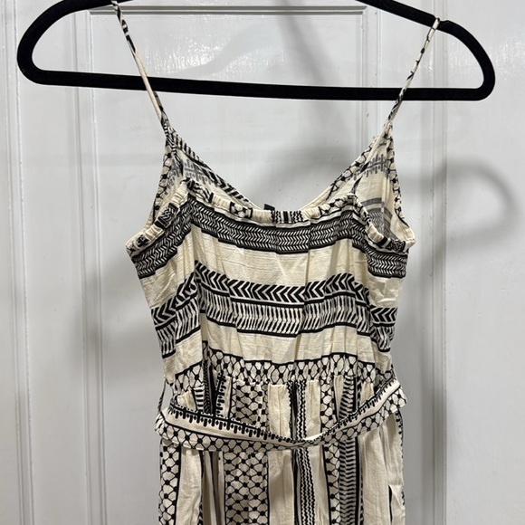 Vero Moda Black and White Patterned Maxi Dress Small - Picture 10 of 10